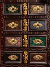 A Flemish Baroque Style Gilt Bronze Mounted Marquetry and Specimen Semi-Precious Stone Collector’s Cabinet on Stand