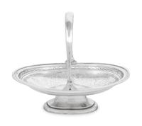 A Russian Silver Cake Basket