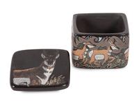 Polychrome Sgraffito Box