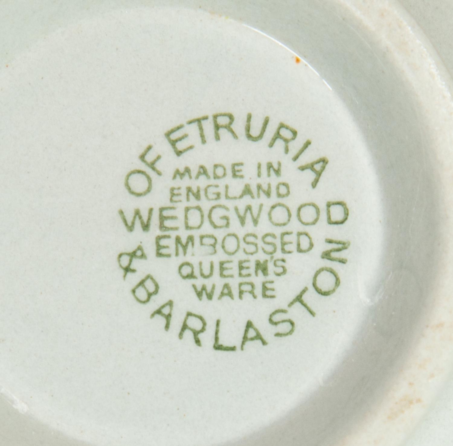 A Wedgwood Embossed Queensware Dinner Service