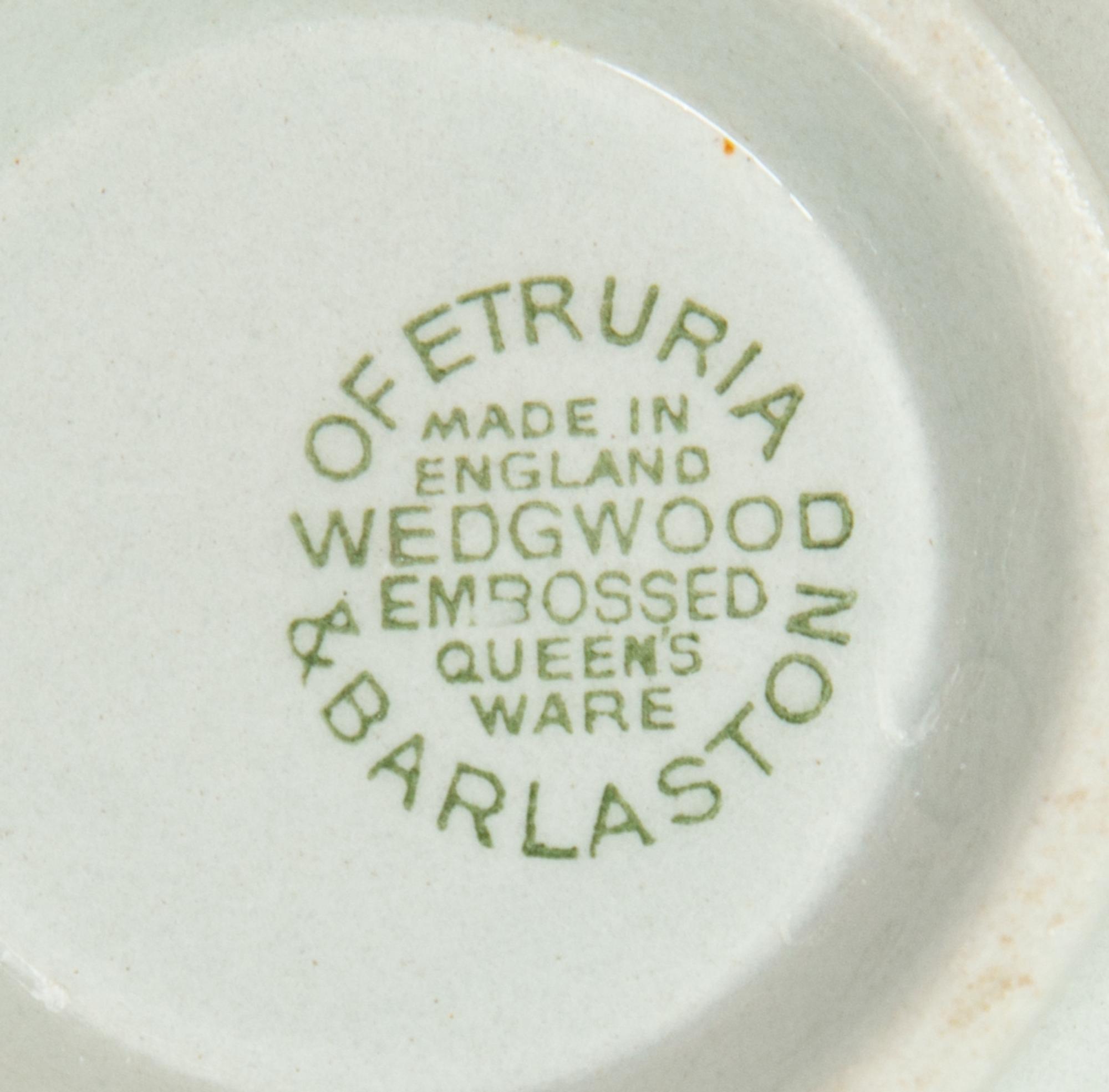 A Wedgwood Embossed Queensware Dinner Service