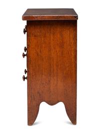 A Federal Mahogany Miniature Chest of Drawers