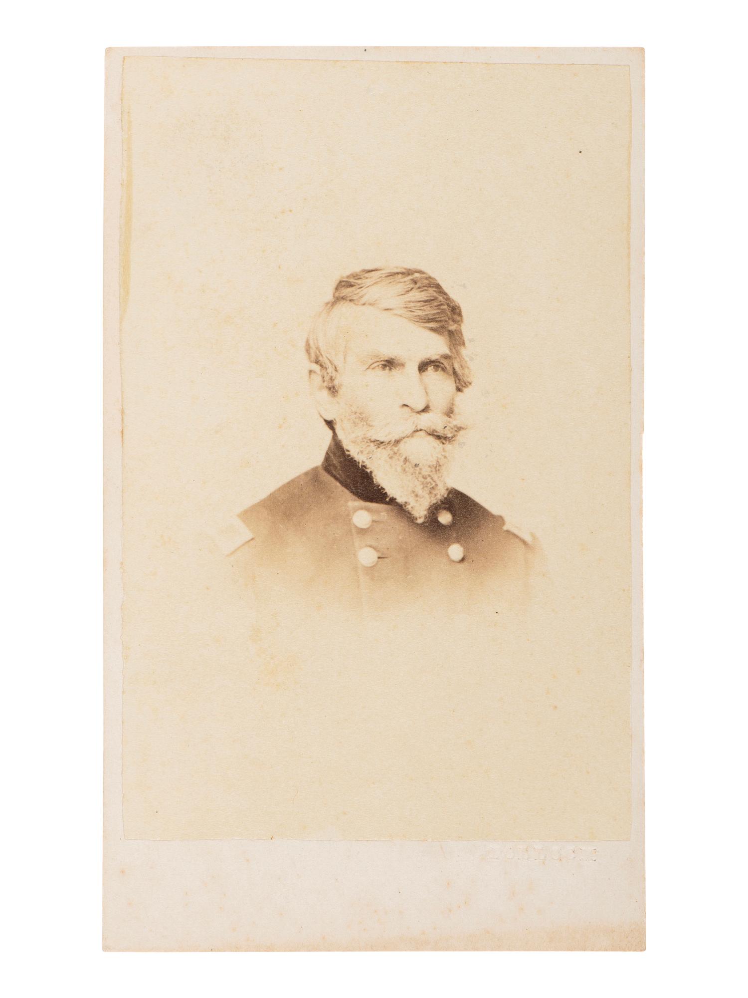 [CIVIL WAR - GETTYSBURG]. CDV of General George Sears Greene. [Baltimore, MD]: Pollock, n.d.
