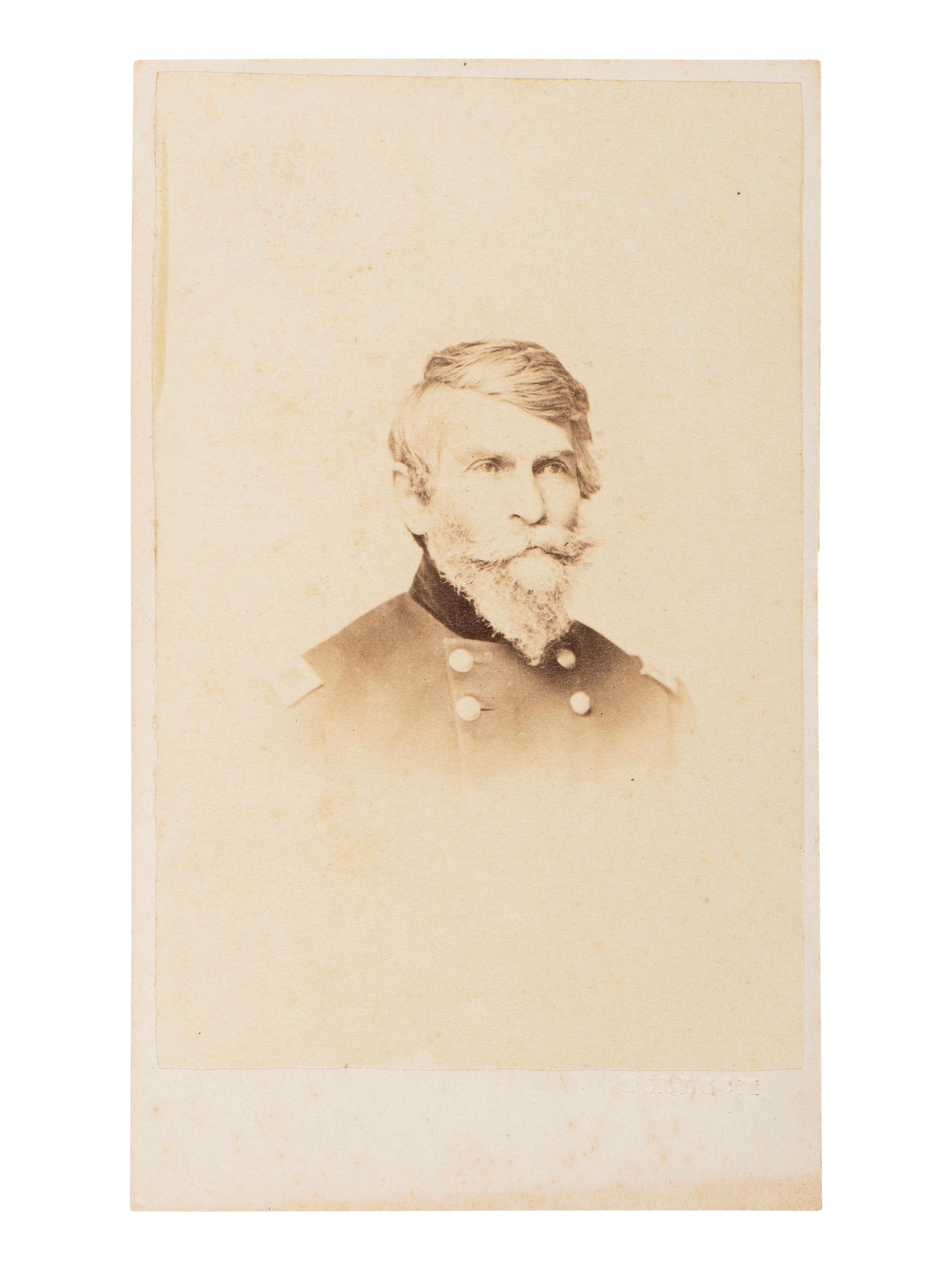 [CIVIL WAR - GETTYSBURG]. CDV of General George Sears Greene. [Baltimore, MD]: Pollock, n.d.