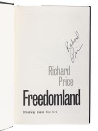 PRICE, Richard (b. 1949). A group of 5 works by Price, ALL FIRST EDITIONS, ALL SIGNED OR INSCRIBED, comprising:
