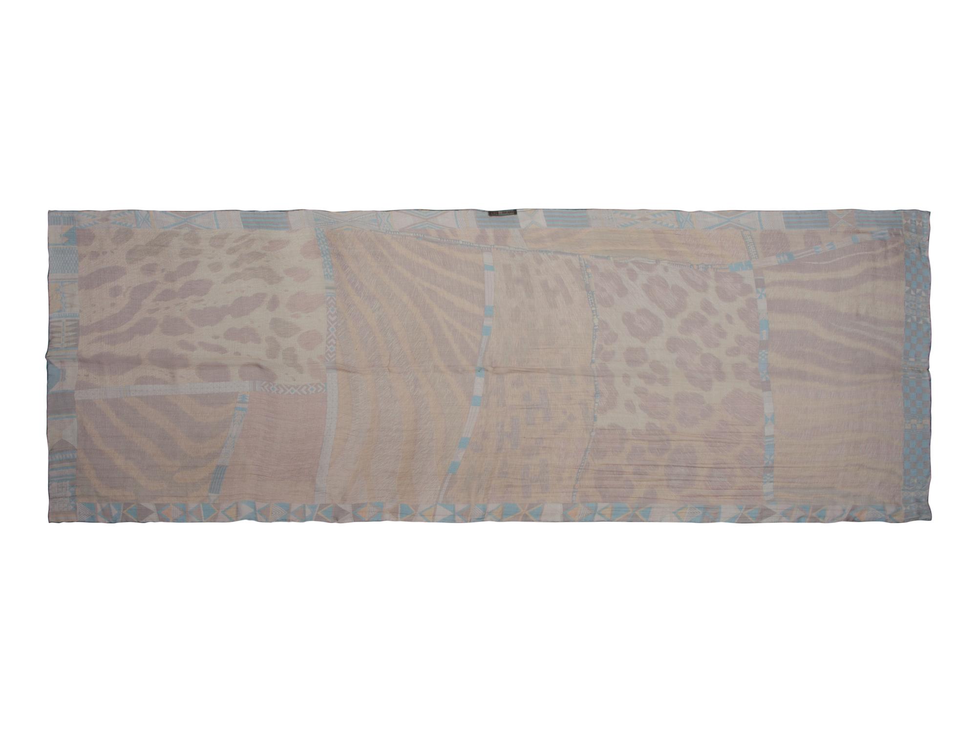 Two Hermès Silk Chiffon Scarves
