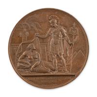 [EXONUMIA] A French Bronze Commemorative Medallion by Jean Jacques Barre (1793-1855)