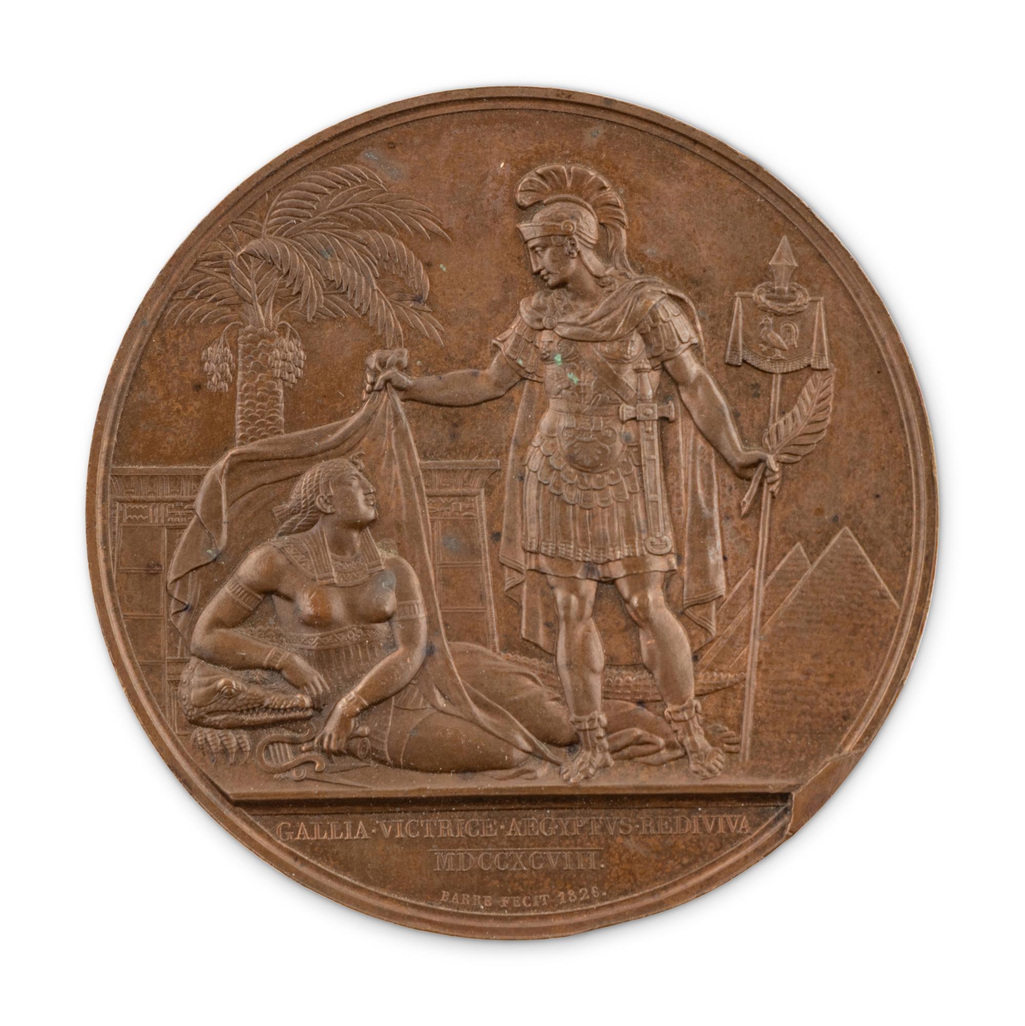 [EXONUMIA] A French Bronze Commemorative Medallion by Jean Jacques Barre (1793-1855)