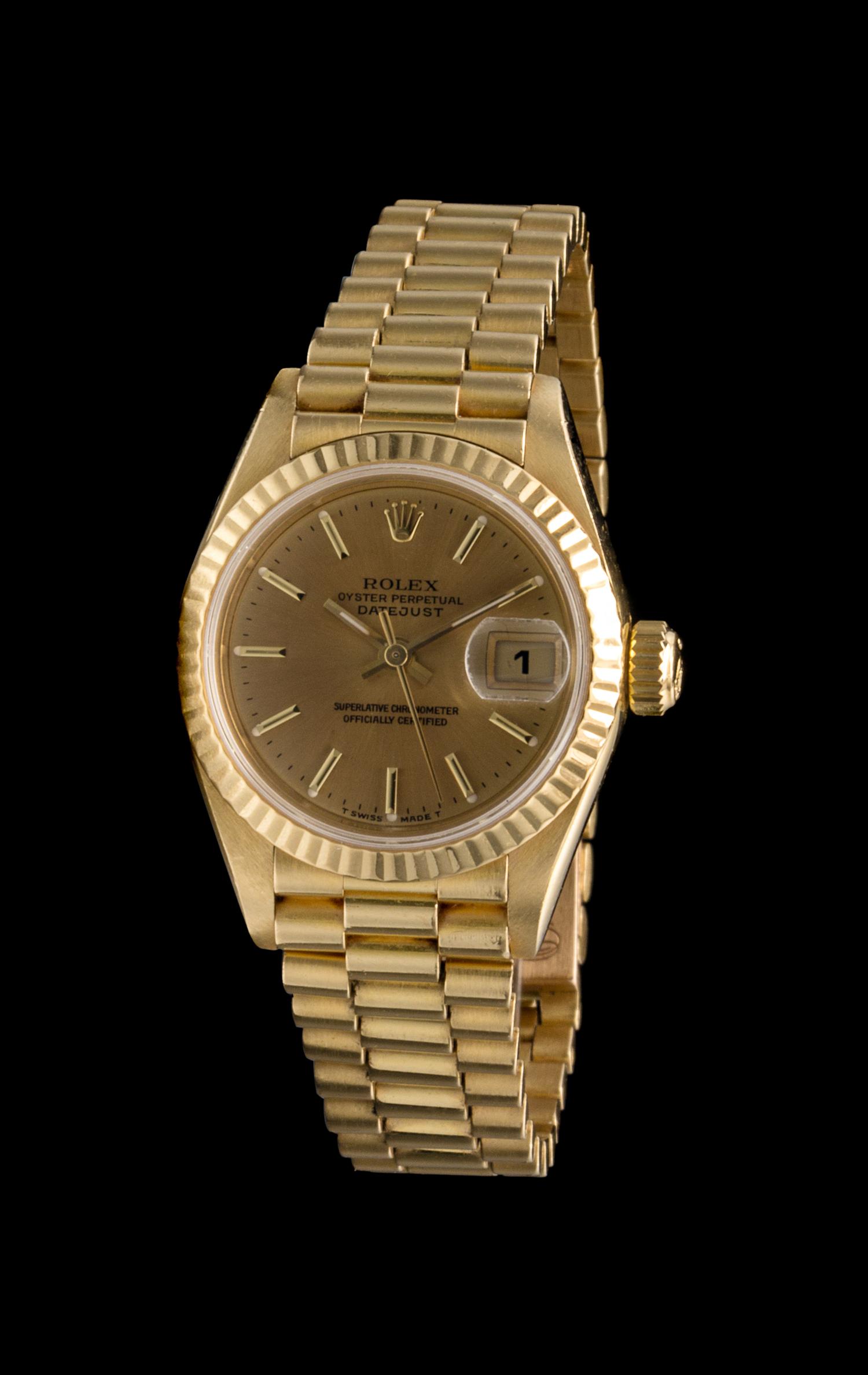 An 18 Karat Yellow Gold Ref. 69178 Datejust Wristwatch, Rolex,