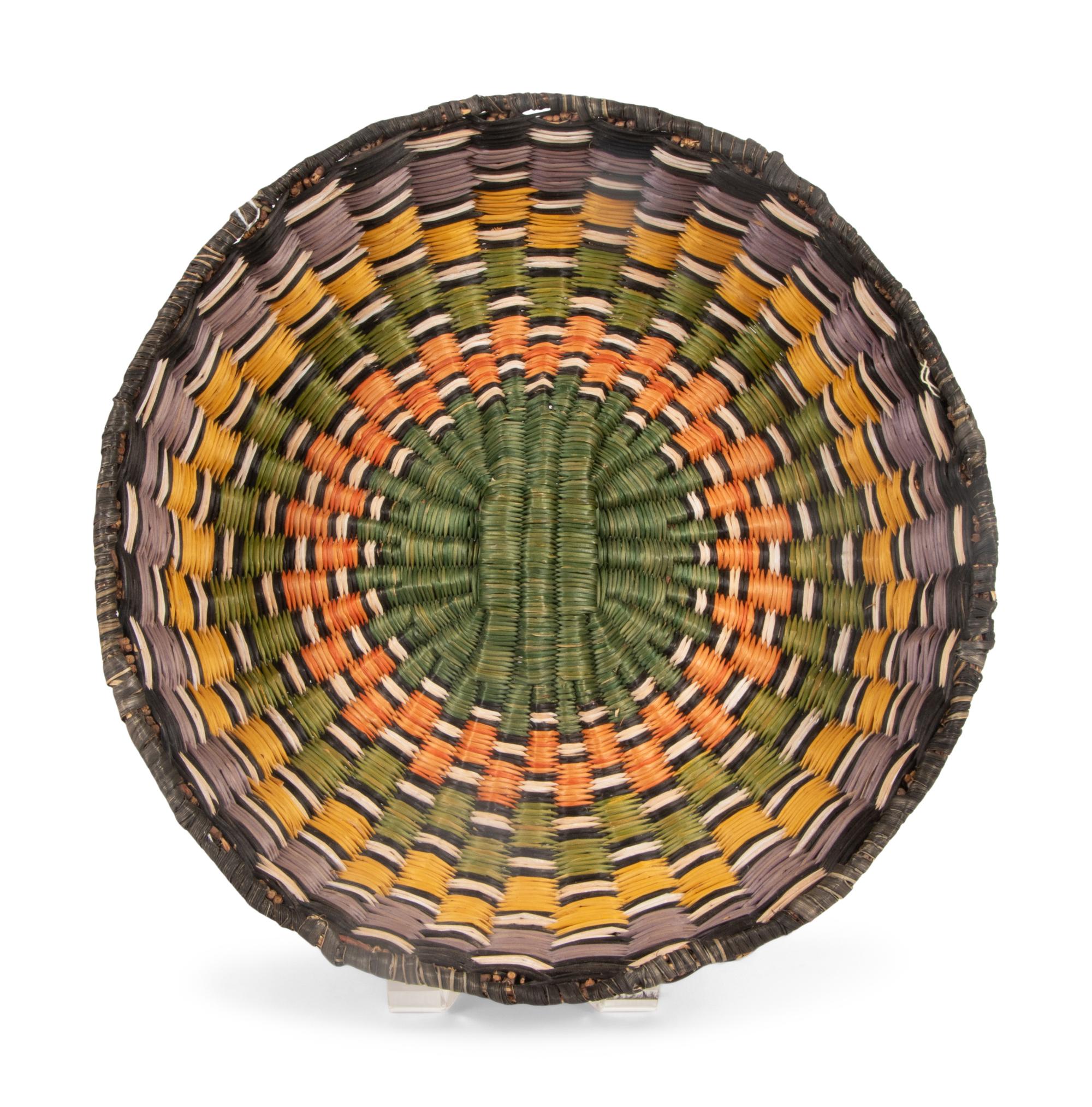 Hopi Third Mesa Wicker Plaques and Basket