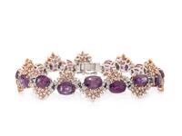 MODANI, KASHMIR PURPLE SAPPHIRE AND DIAMOND BRACELET
