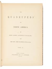 [AMERICANA]. AUDUBON, John James (1785-1851) and John BACHMAN (1790-1874). The Quadrupeds of North America . New York: V.G. Audubon, 1849.