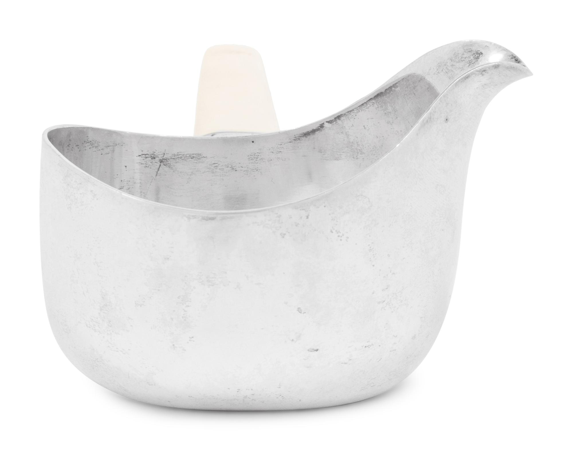 A Danish Silver Sauce Boat