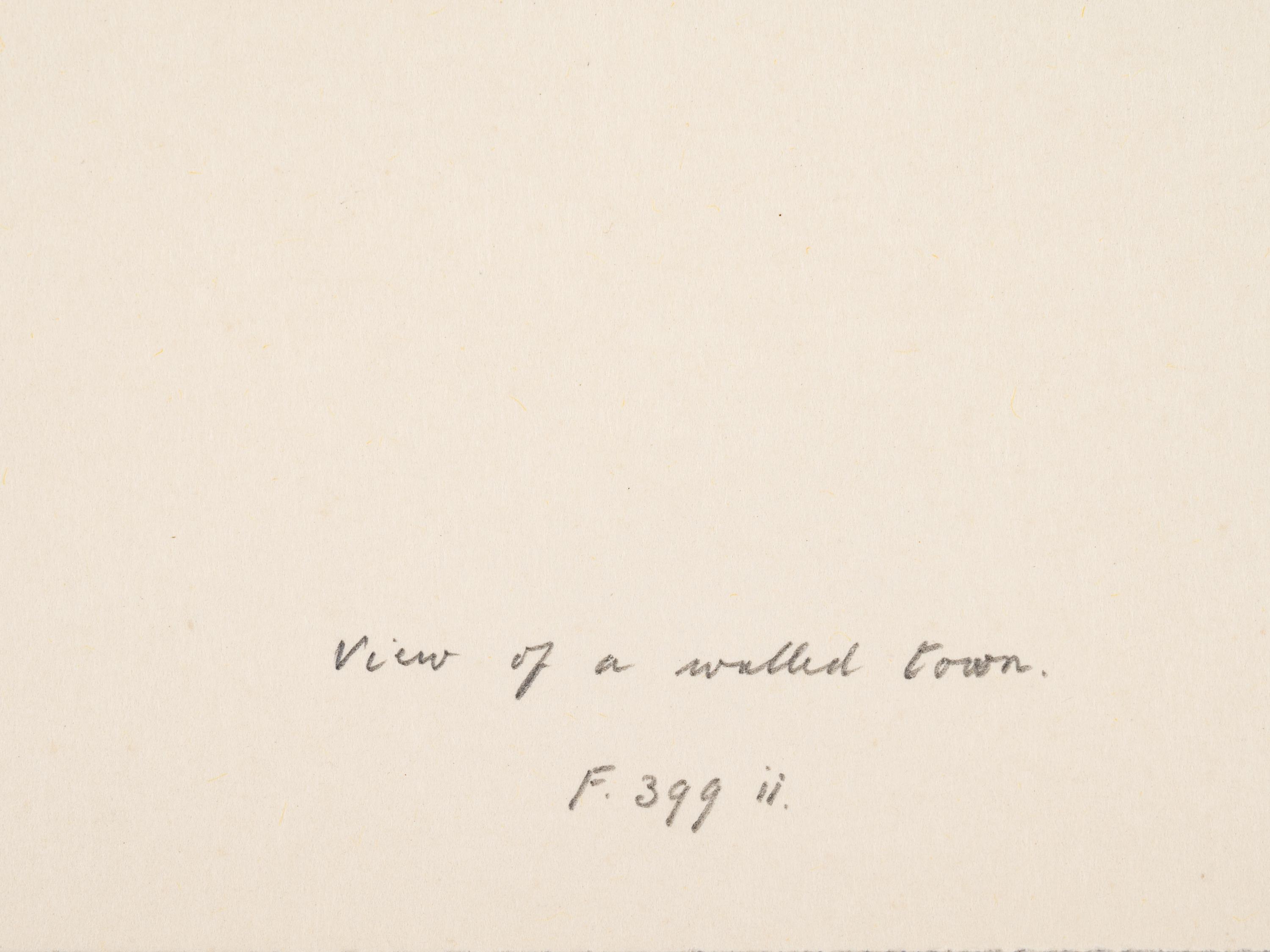 A group of five prints ( The Brewery by a Frozen Canal; The Repast Under the Tent; The Village Gateway; Untitled (Archway Over the Road); Untitled (View of a Walled Town) )