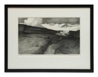 A group of four prints ( Along the Delaware, New Hope, Pennsylvania, 1949; Cat Boat, Ogunquit, Maine , 1951; Demonstration print printed at Albright Gallery, Buffalo NY, (Rockport Massachussetts), 1939; Title not known)