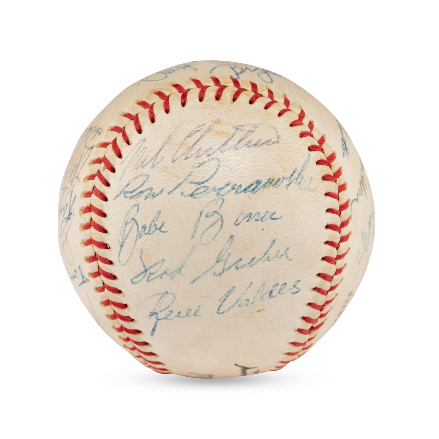 A 1960 Montreal Royals Team Signed Autograph Baseball