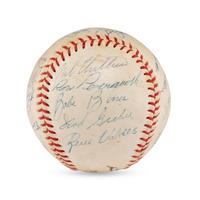 A 1960 Montreal Royals Team Signed Autograph Baseball