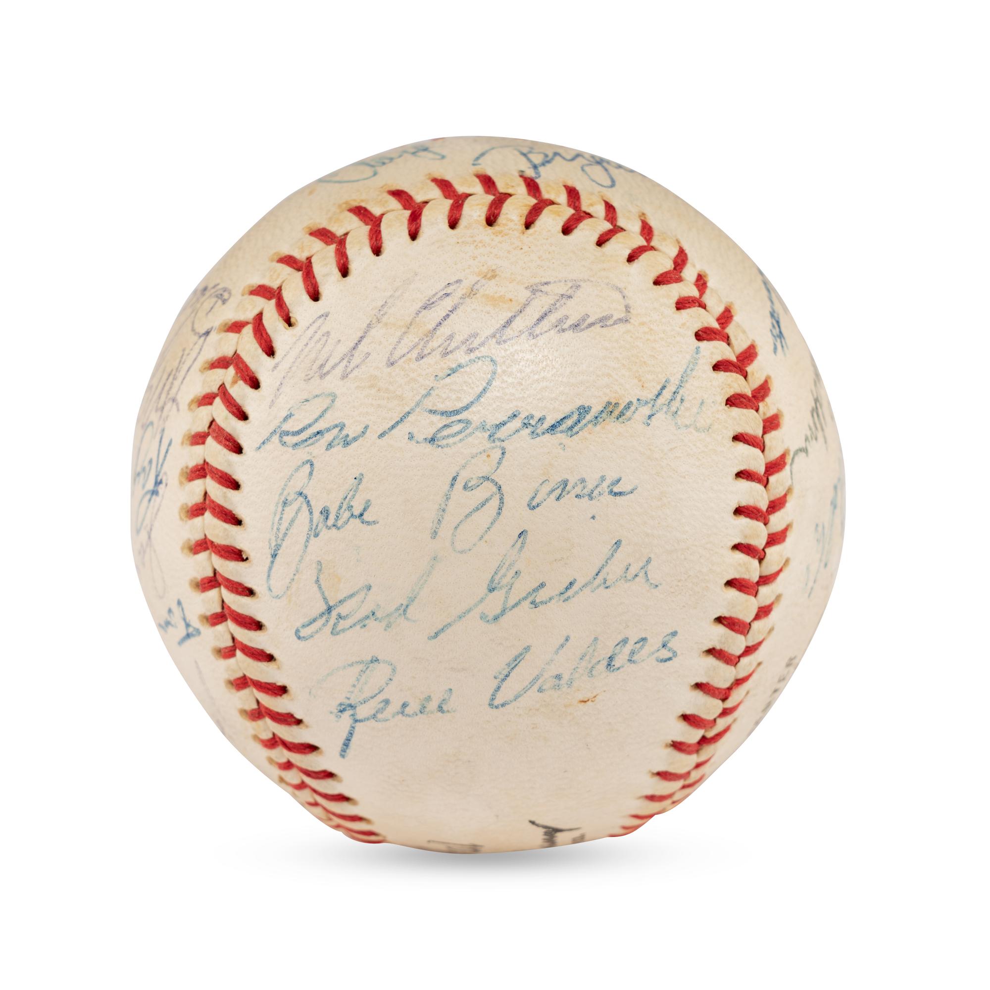 A 1960 Montreal Royals Team Signed Autograph Baseball