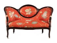 A Victorian Mahogany Settee