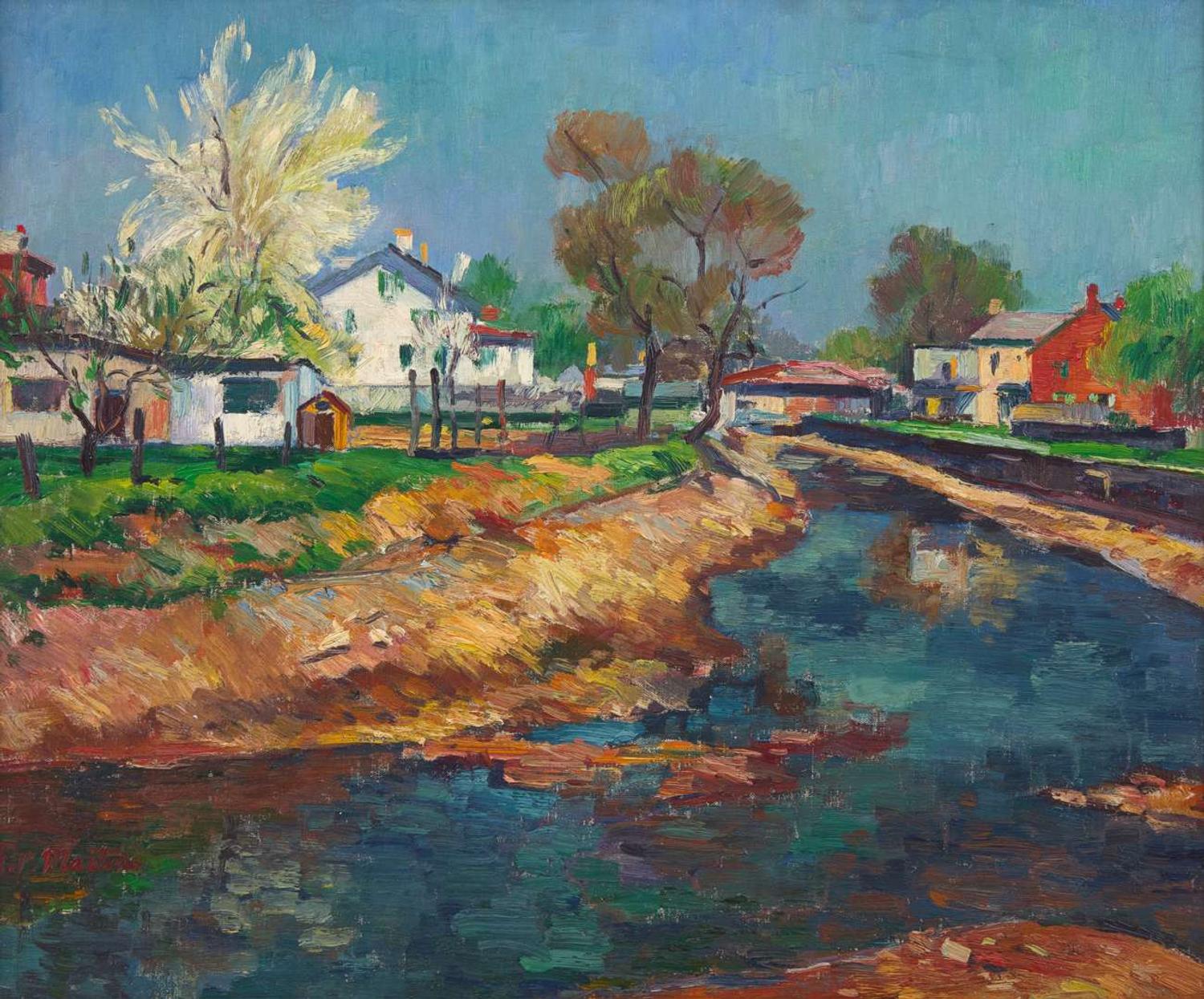 Antonio Pietro Martino (American, 1902-1989) - The Canal (New Hope)