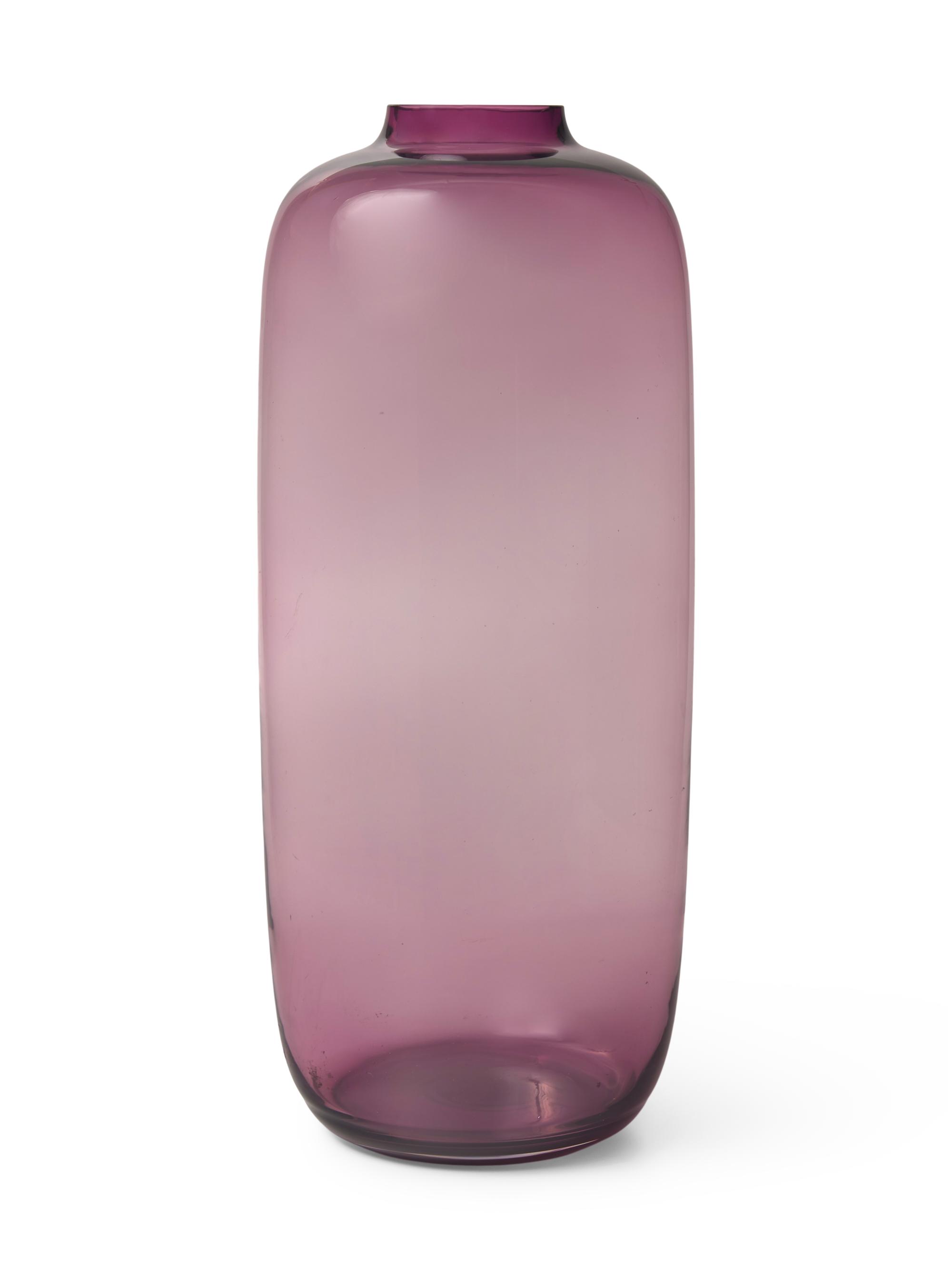 An Amethyst Blown Glass Vase DONATED BY JUAN MONTOYA DESIGN