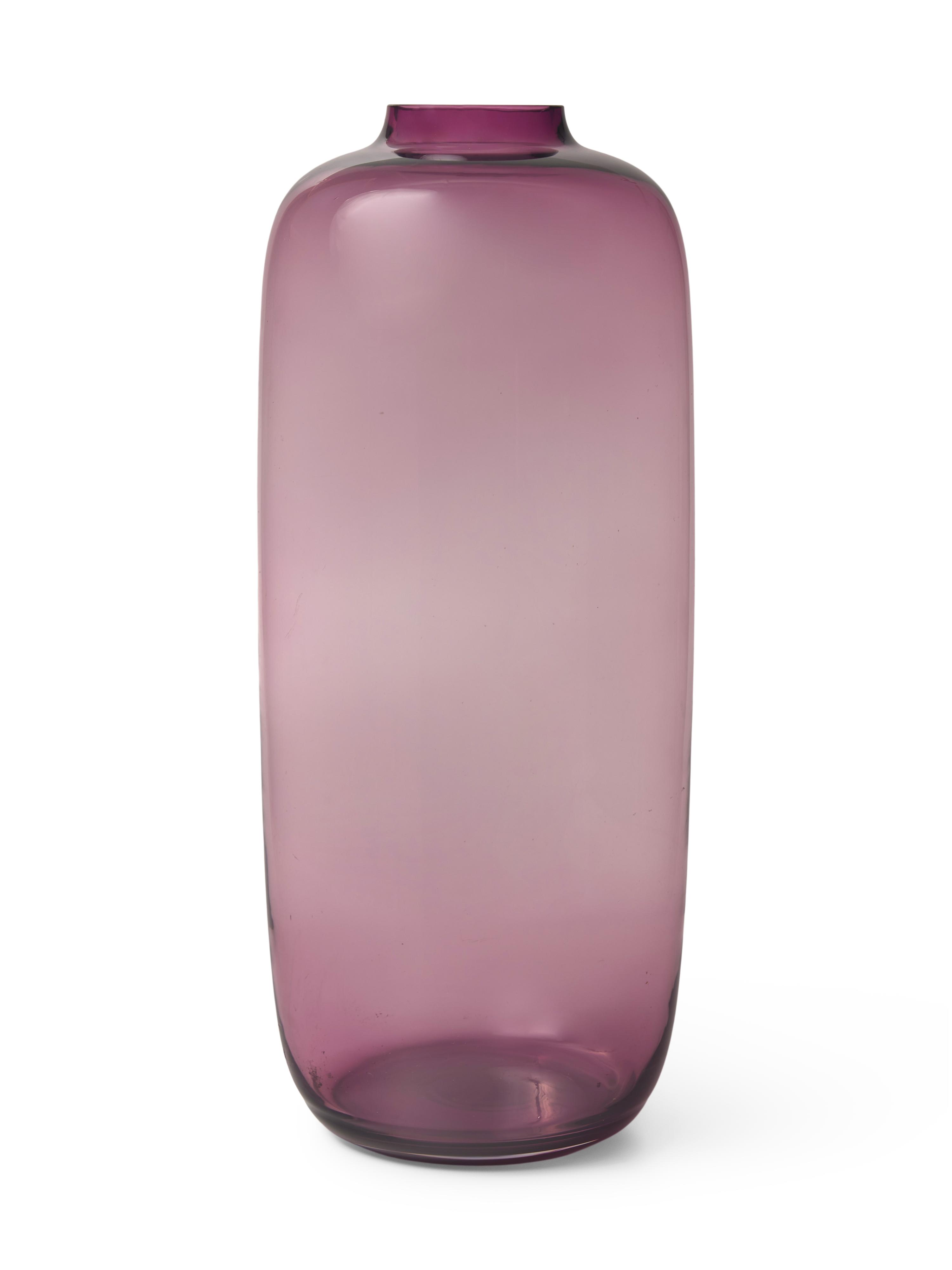 An Amethyst Blown Glass Vase DONATED BY JUAN MONTOYA DESIGN