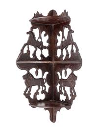 A Continental Three-Light Painted Sconce