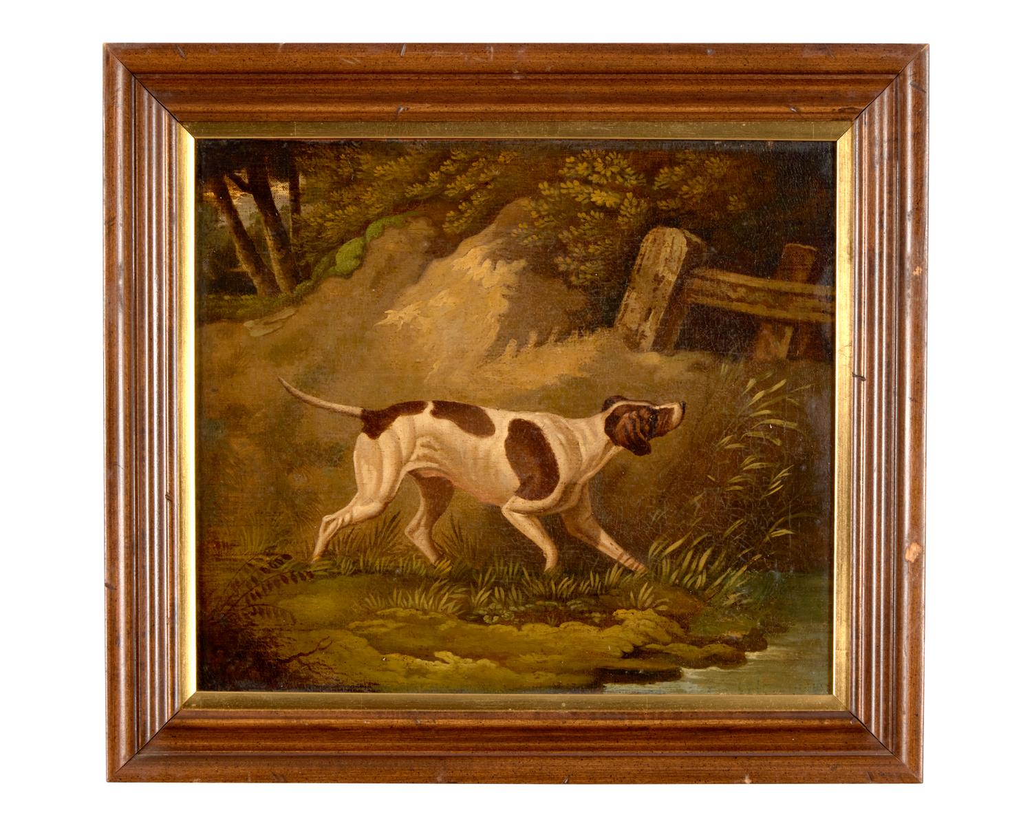 English School 19th century, A Pair: On the Scent; Together with Closing In