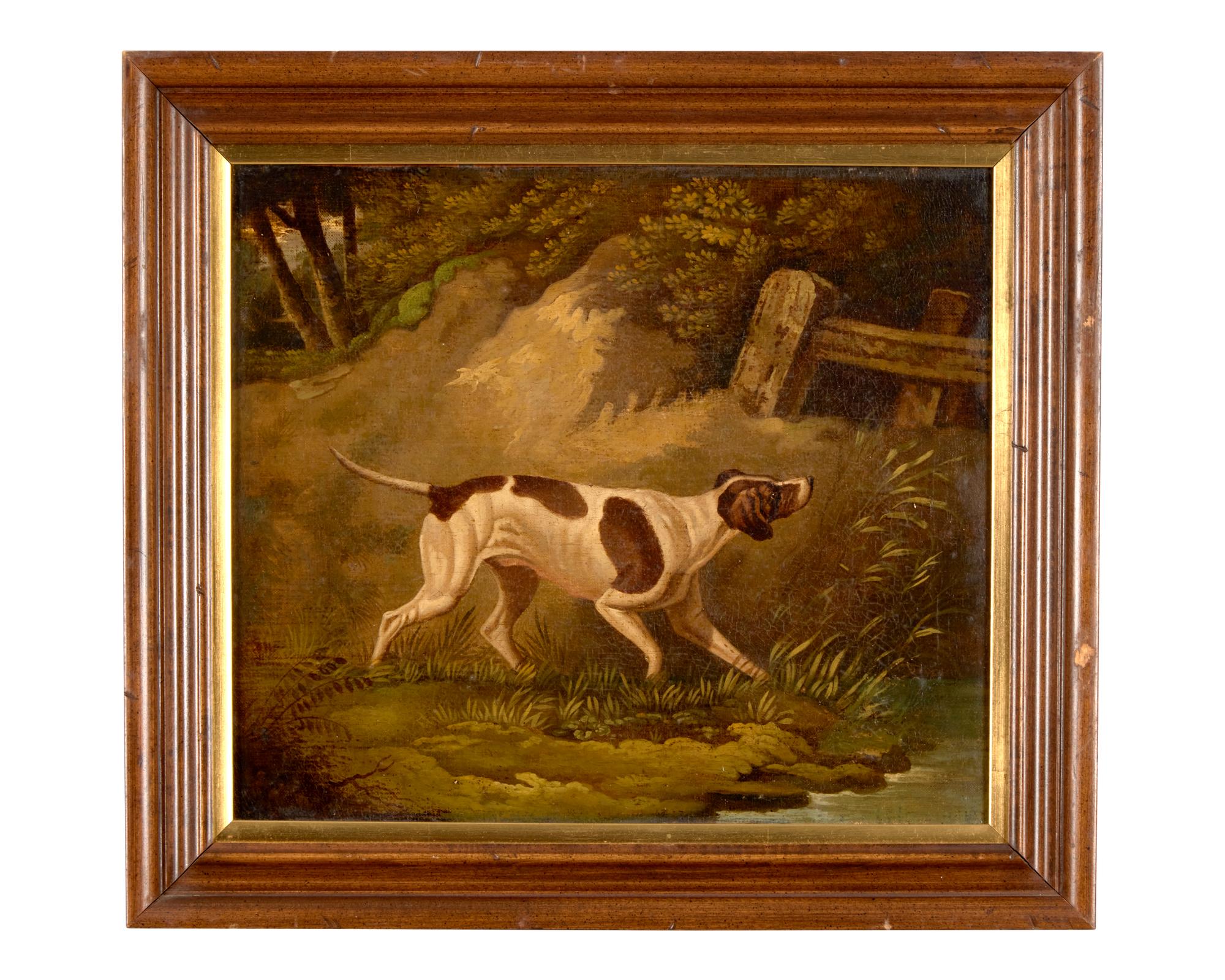 English School 19th century, A Pair: On the Scent; Together with Closing In