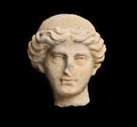 A Roman Marble Head of a Goddess