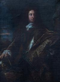 Follower of Hyacinthe Rigaud, (French, 1659-1743), Portrait of a Gentleman, traditionally identified as Prince Eugene of Savoy (1663-17