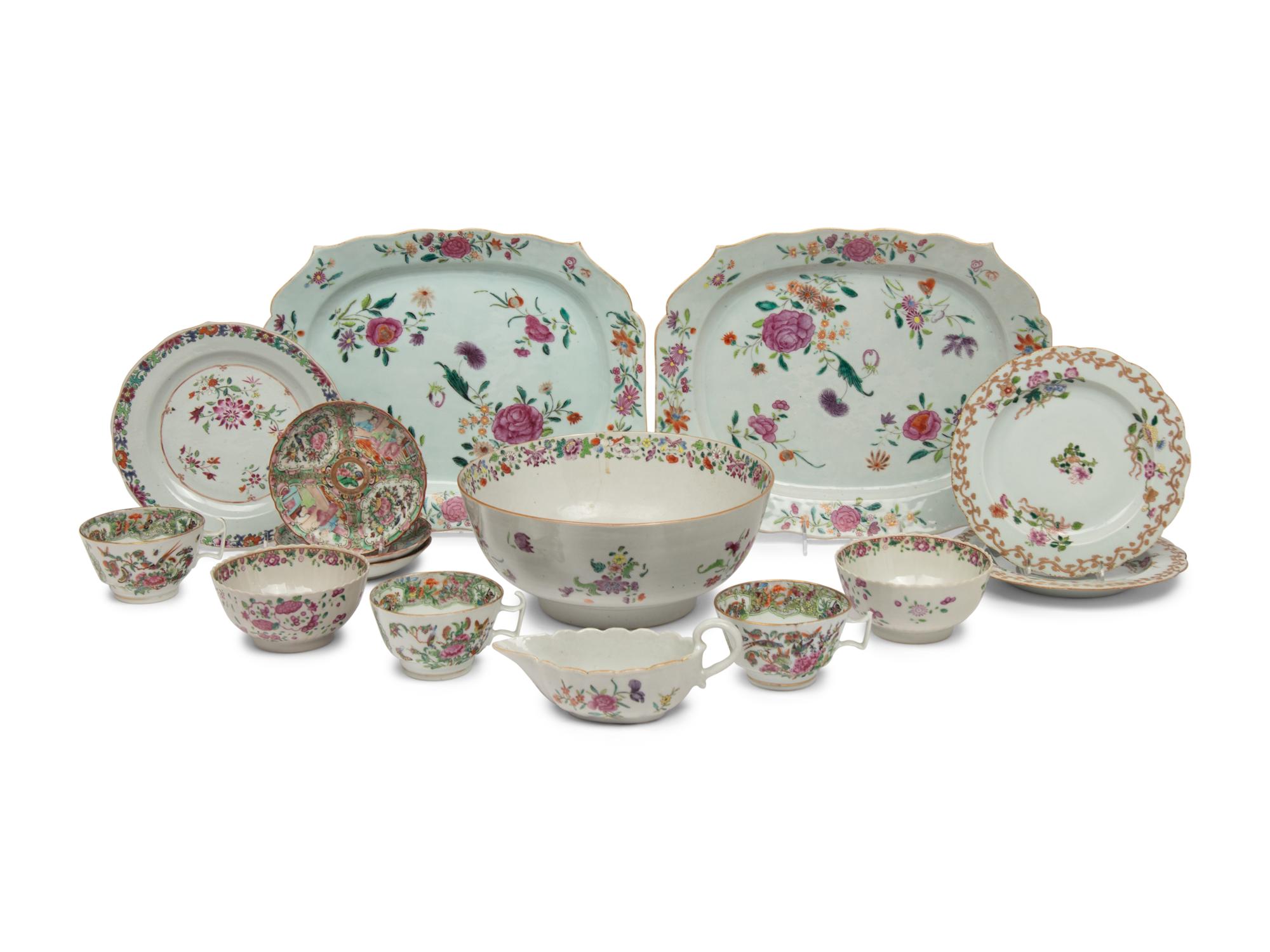 A Collection of Chinese Export Porcelain Articles