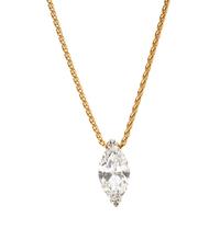A Platinum and Diamond Pendant, 5.30 dwts.