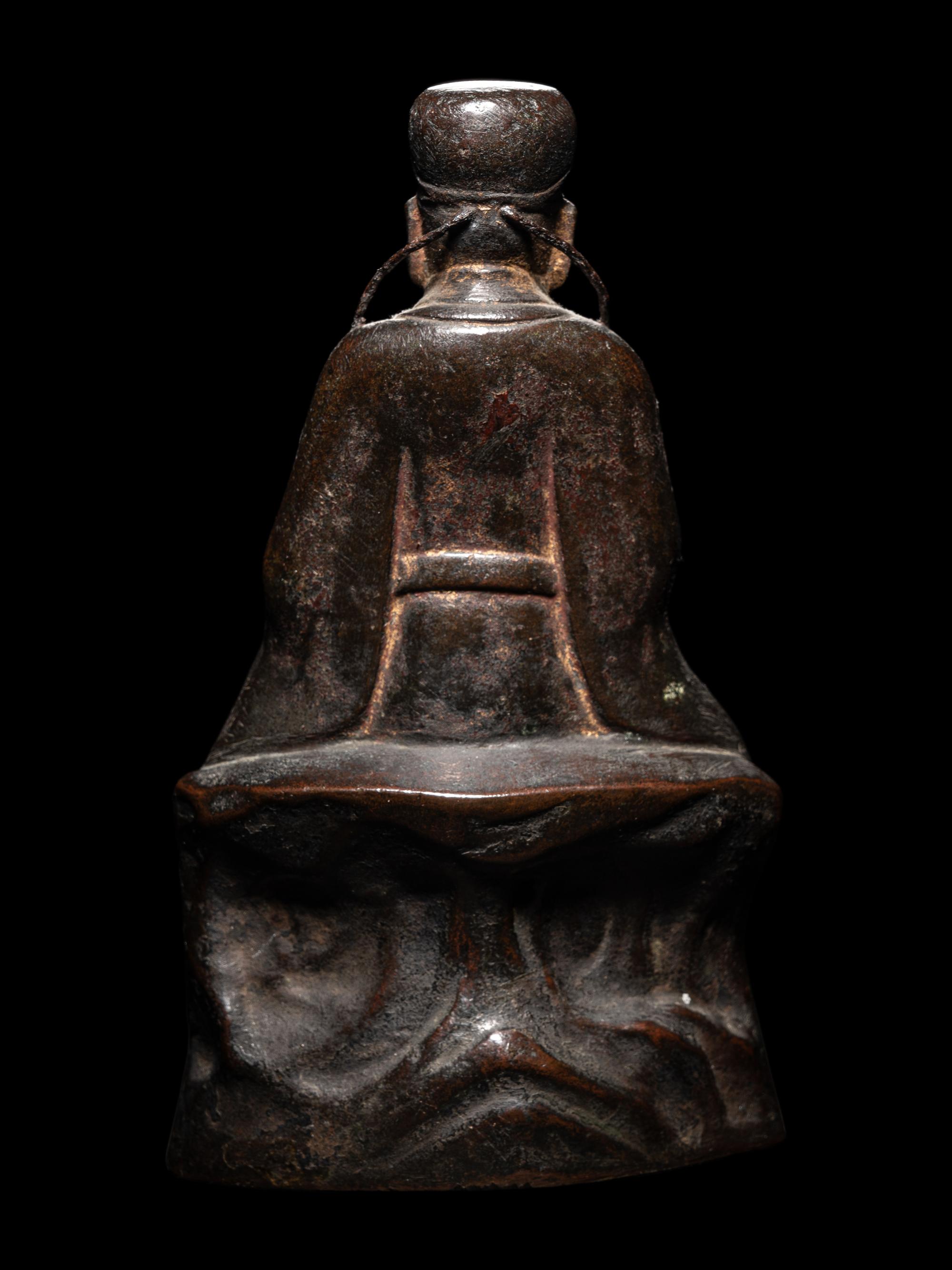 A Bronze Figure of A Daoist Immortal Wenchang