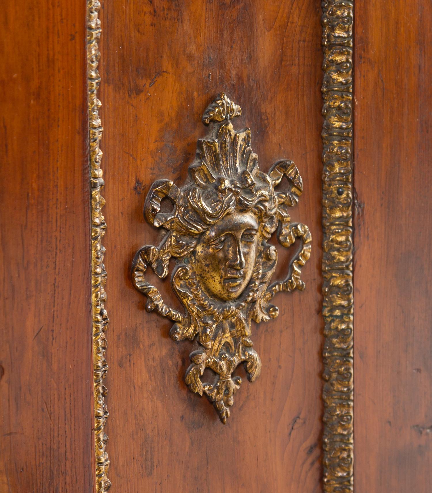 An Empire Style Gilt Metal Mounted Cedarwood Server