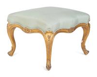 A Louis XV Style Giltwood Tabouret — 19TH CENTURY