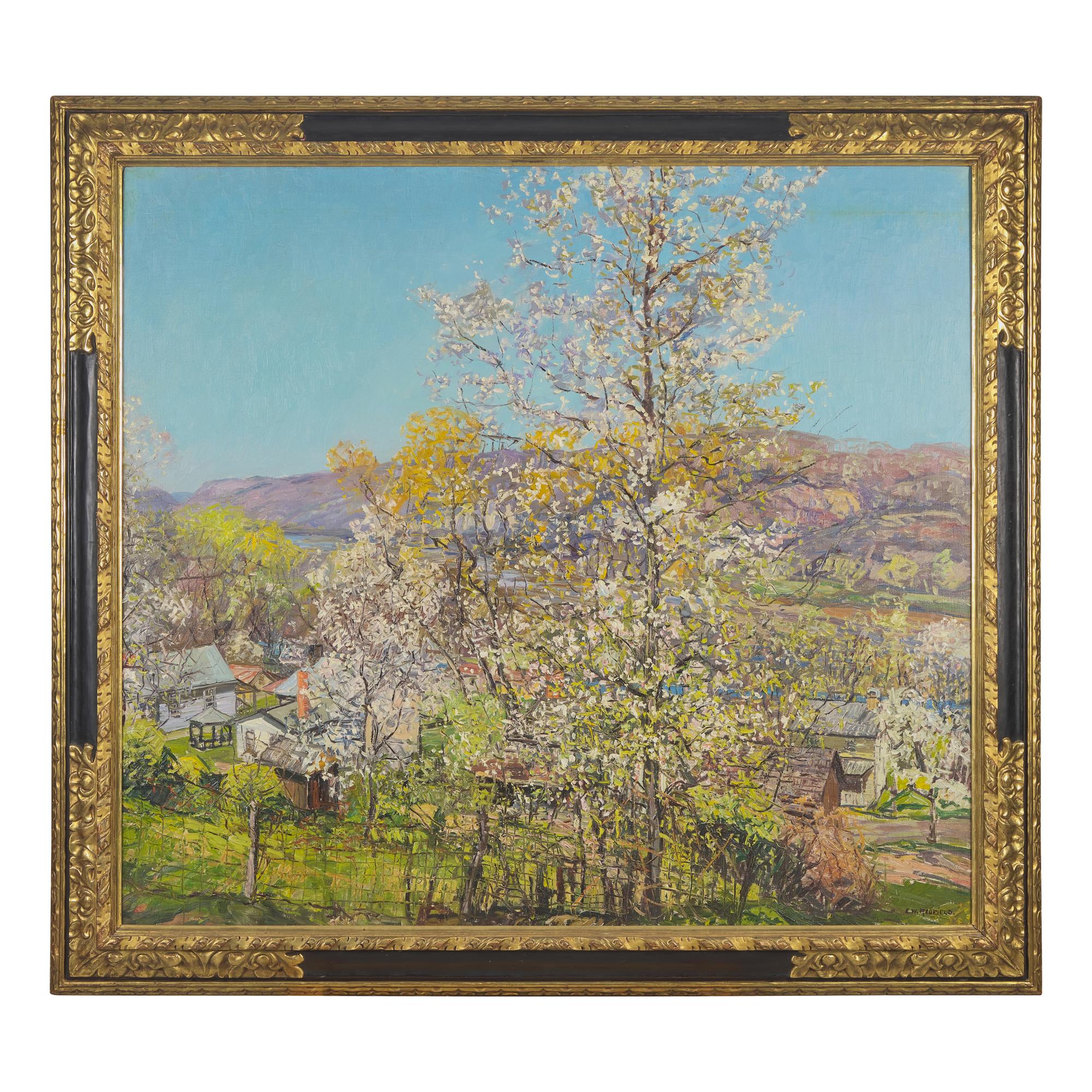 Edward Willis Redfield (American, 1869-1965) — Spring Veil , c. 1928