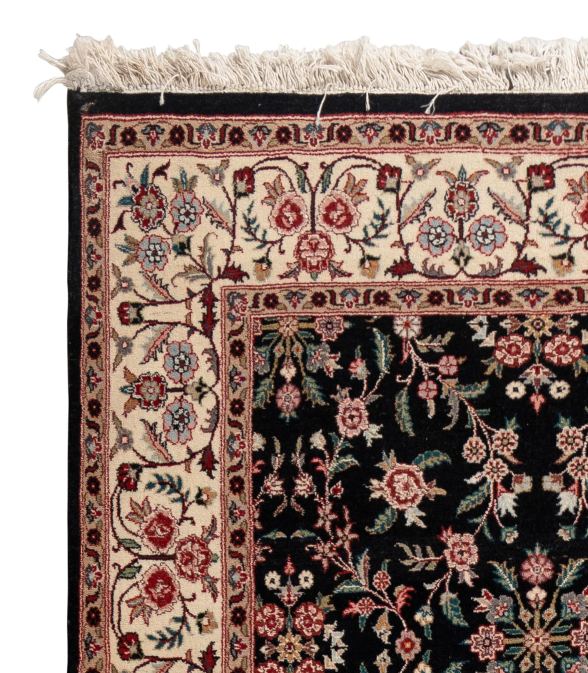 An Indo-Kashan Wool Rug