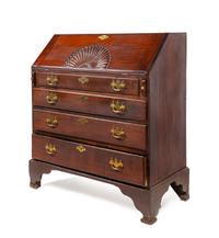 A Federal Cherry Slant-Front Bureau