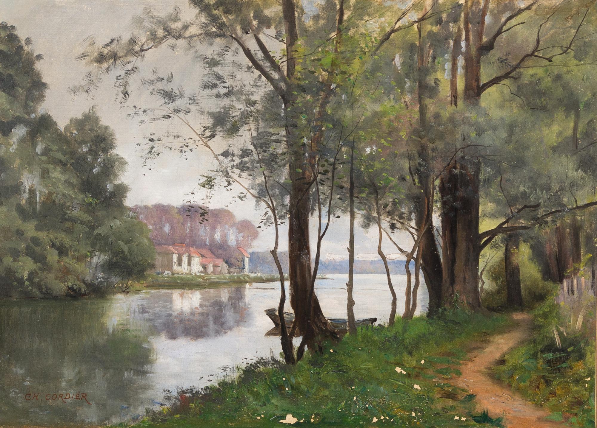 Charles Cordier, (French, 1848-1909), House in Gretz Fountainebleu Forest