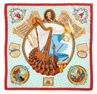 An Hermes 90cm Silk Scarf, 36"x36".