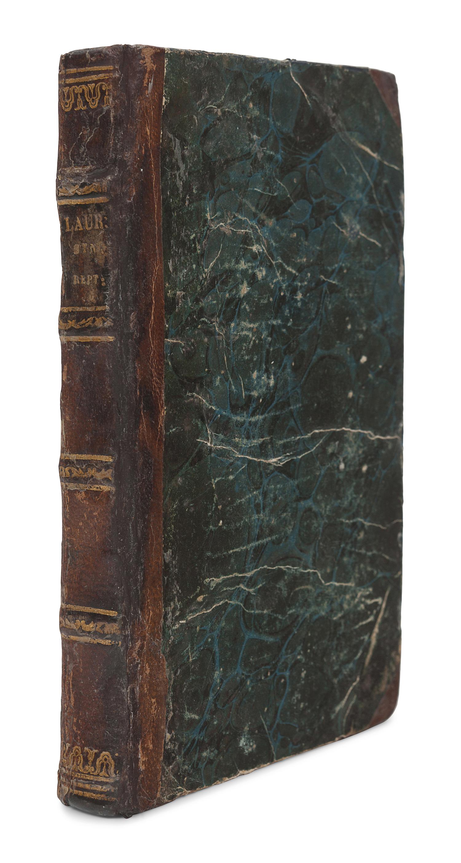 LAURENTI, Joseph Nicolai (1735-1805). Specimen Medicum, exhibens Synopsin Reptilium Emendatam cum Experimentis circa Venena et Antidota Reptilium Austriacorum . Vienna: Joan. Thomae, [1768].