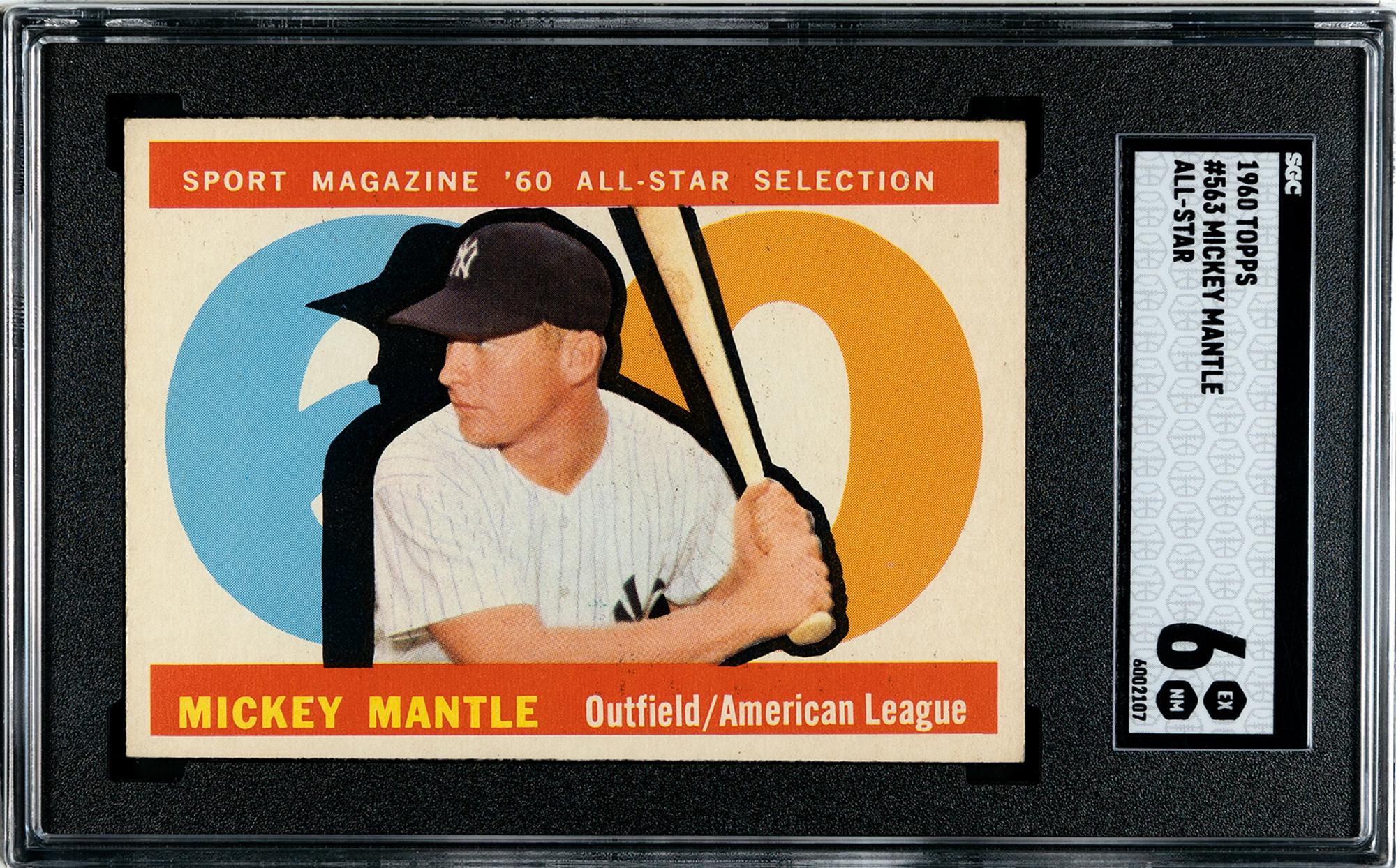 A Complete Set of 1960 Topps Baseball Cards (572/572) Including Carl Yastrzemski Rookie and Mickey Mantle SGC Graded Issues,
