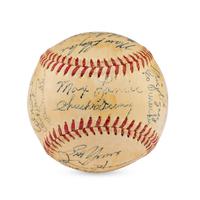 A 1952 New York Giants Team Signed Autograph Baseball (Beckett Authentication Services)