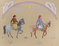 Two Indians on Horseback