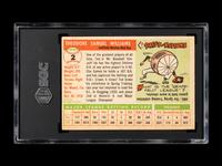 A 1955 Topps Ted Williams Baseball Card No. 2 (SGC 4 VG/EX)