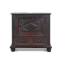 A Charles II Oak Table Cabinet