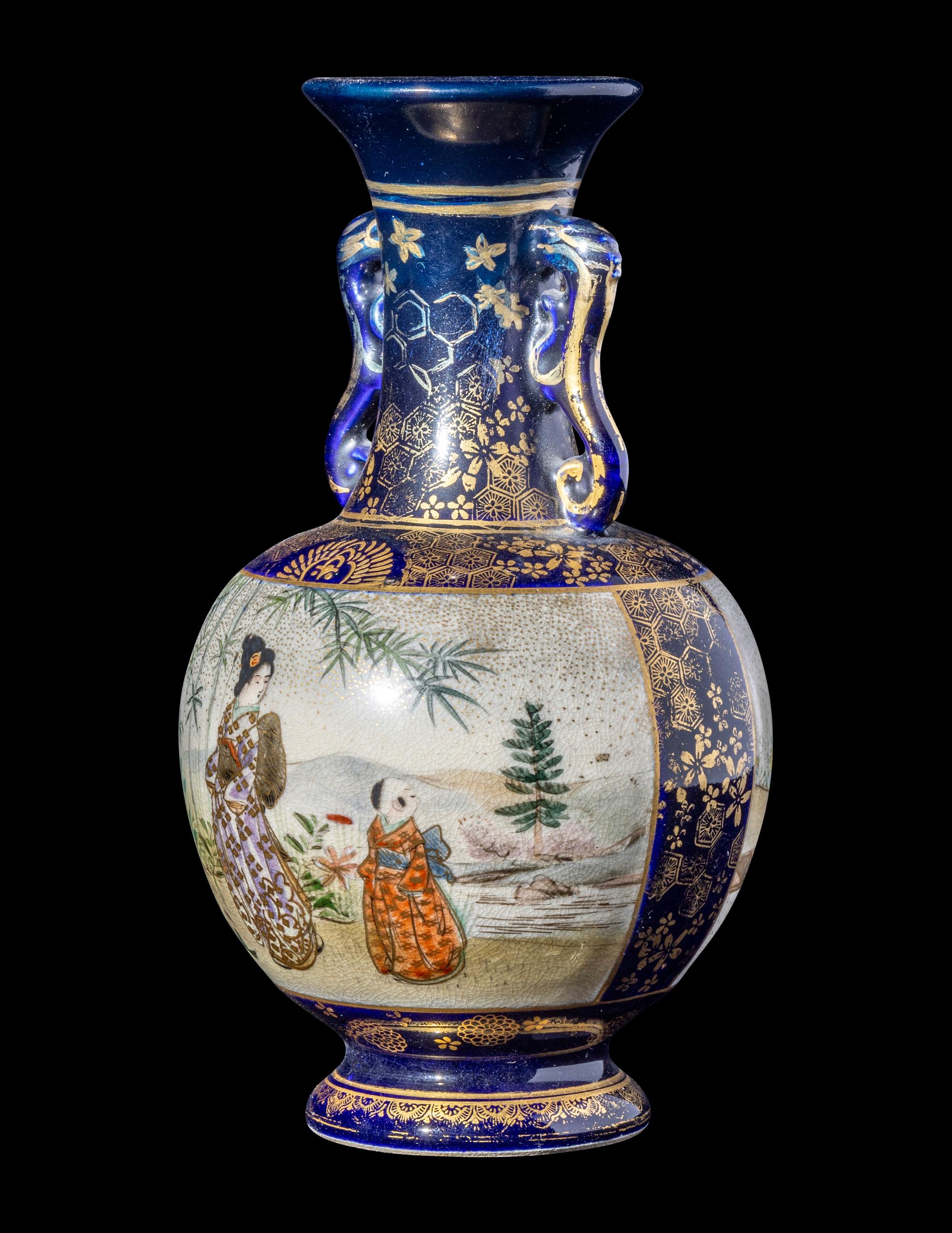 RELEASED TO MUSEUM - A Japanese Kutani Vase