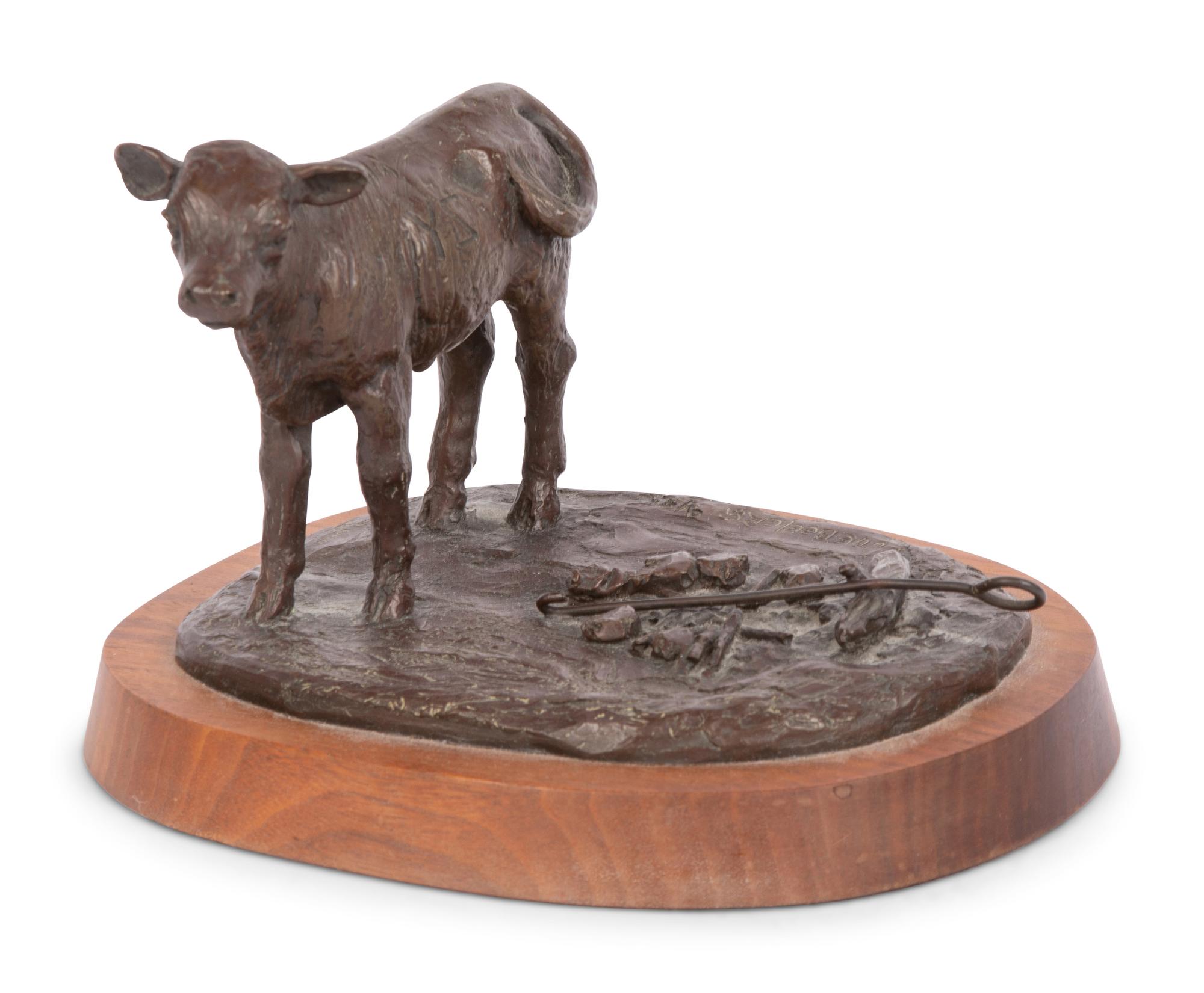 Cow Near Campfire , edition 9/45