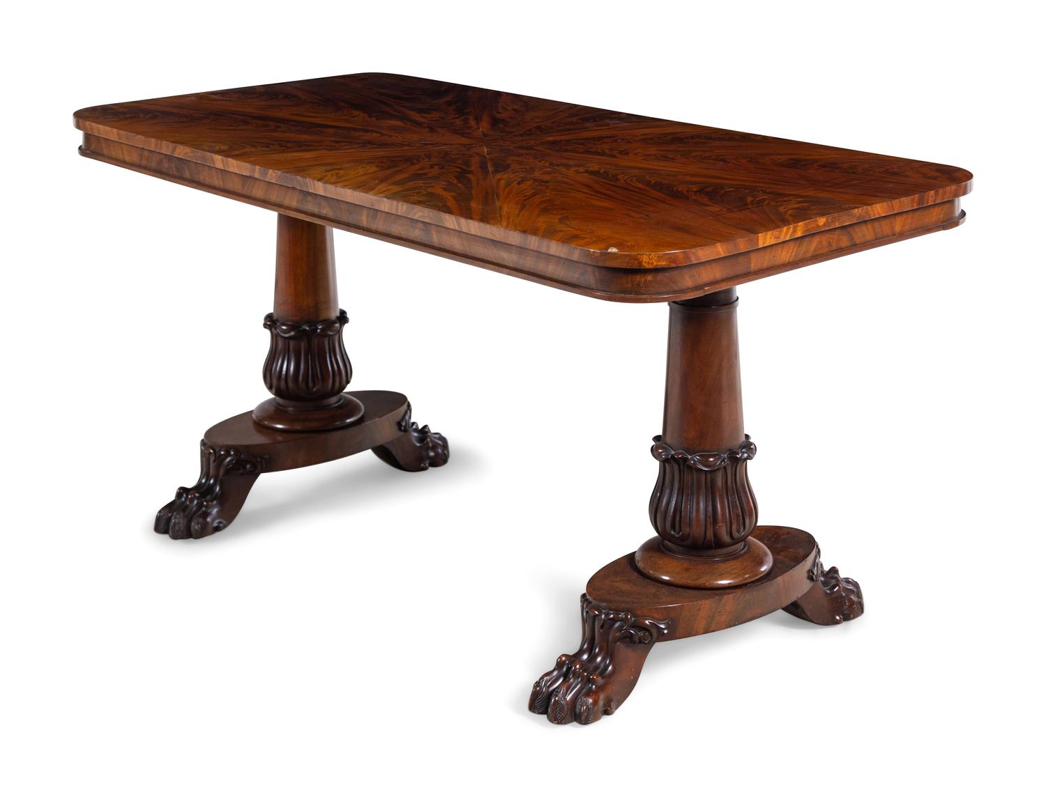 A Regency Style Mahogany Library Table